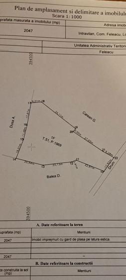 Teren intravilan 2100 mp Feleacu - 4
