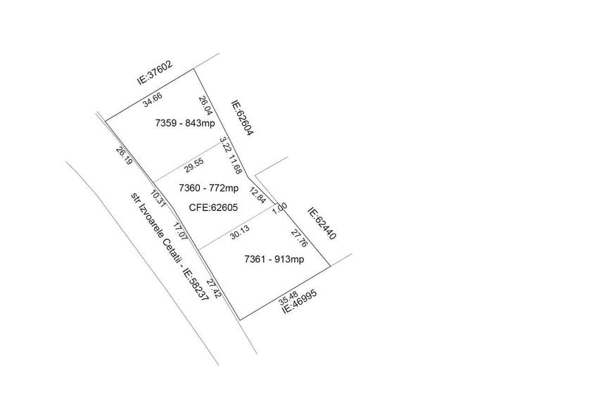 Vand 3 parcele zona Casa de oaspeti - 1