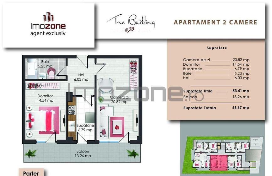 2 CAMERE | 67 MP | TERASA | DRUMUL TABEREI | PRELUNGIREA ... - 2