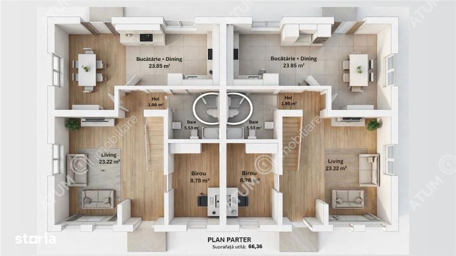 Casa cu 4 camere si teren propriu de 260 mp localizat in Selimbar Mohu - 8
