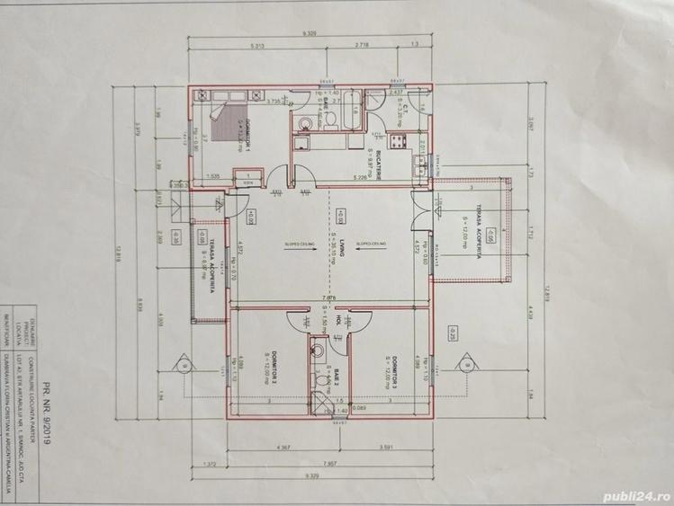 Vand casa ecologica lemn 800 mp+ 400 mp+ 7000 mp - 1