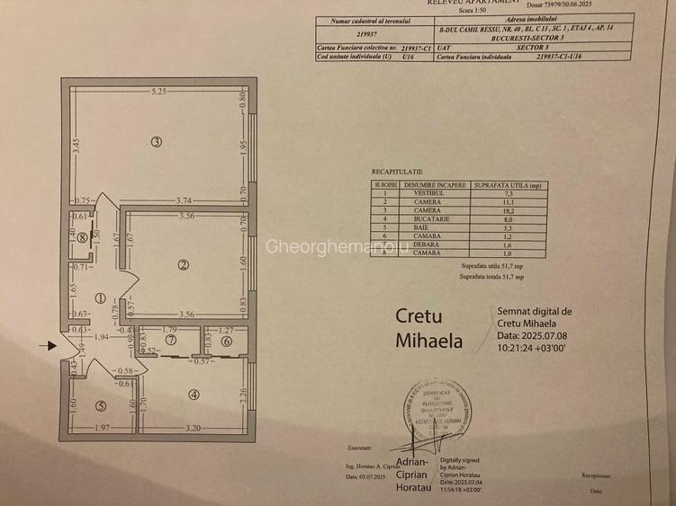 Apartament renovat Bd. Camil Ressu