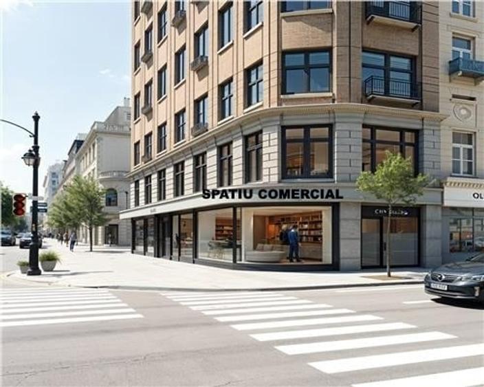 Spatiu Comercial CETATE Stadion 100 mp Finisat Vitrina Vad Potential 2 Accese - 1