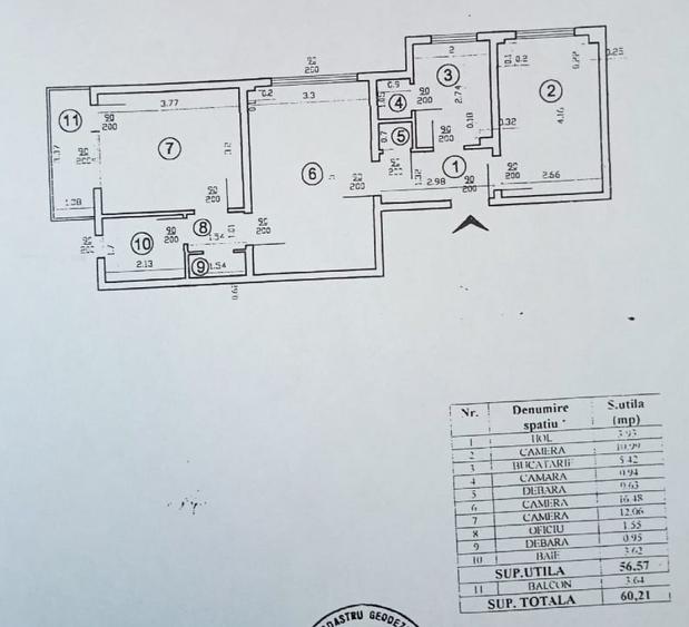 Proprietar, 3 Camere, 1 Minut Metrou 1 Mai, Bloc Reabilitat, Necesită Renovare - 3