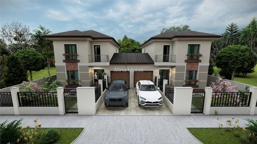 Duplex despartit prin garaj - personalizare interioara - toate utilitatile - asf