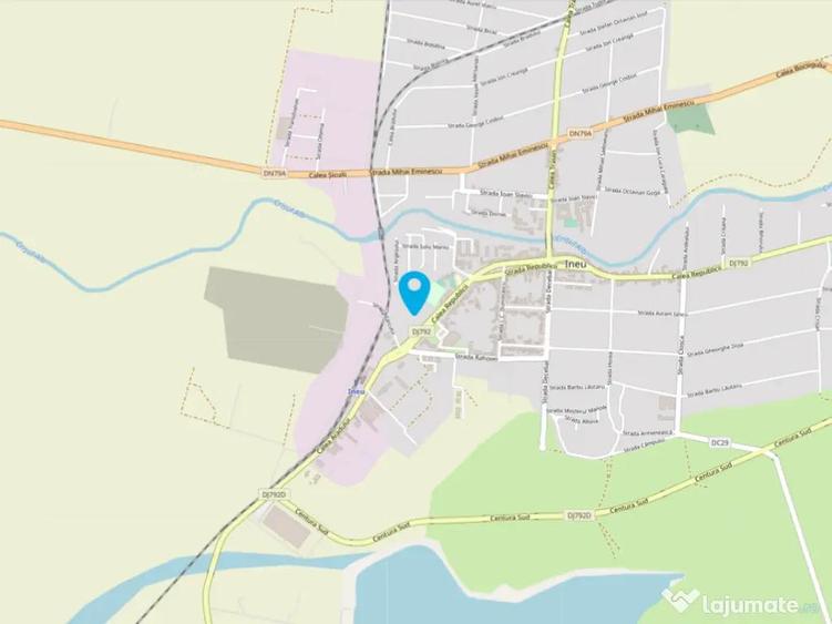 Vand teren intravilan orasul Ineu jud. Arad, 7836 mp, fs 30ml. Toate utilitatile. - 5