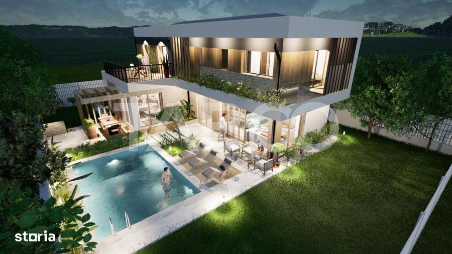 Vila de lux cu piscina 5 camere de vanzare zona Aeroportului Someseni - 2