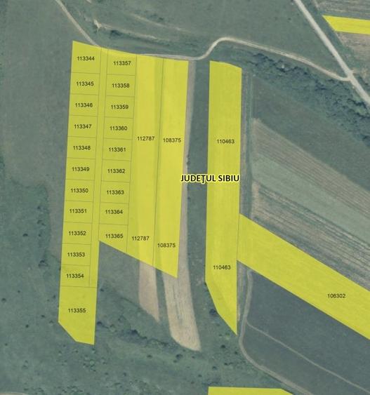 Parcele teren pentru cabane Sibiu -Dealul Daii -Casolt,  direct de la proprietar - 9