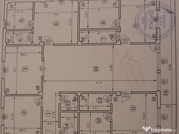 Ap5cam(liv.+4dorm,4bai) tot.decom,mob-util+2parc/Popesti-... - 8