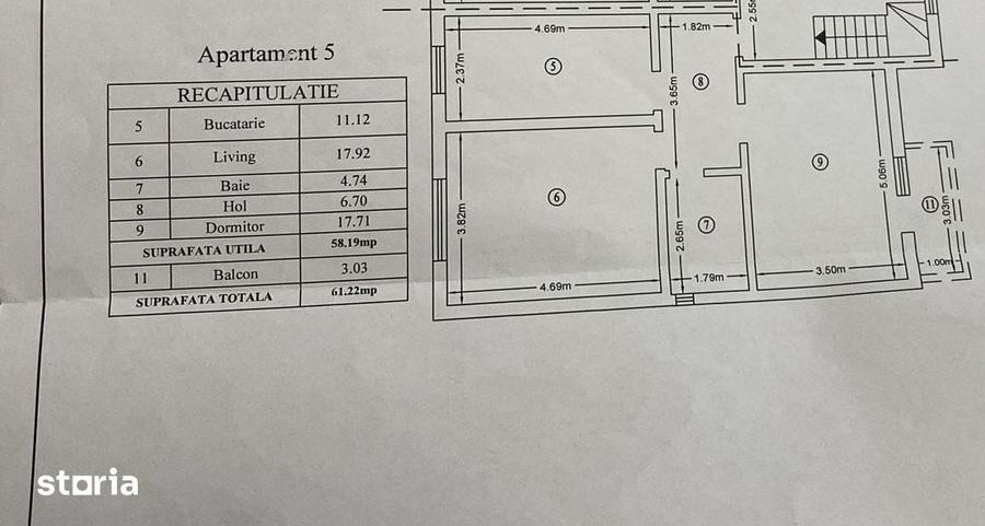 Apartament cu 2 camere decomandat în Ciurea
