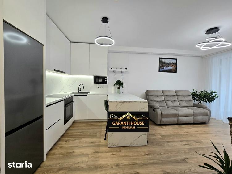 Bloc nou, apartament cu 2 camere, mobilat si utilat, parcare, 380 - 5
