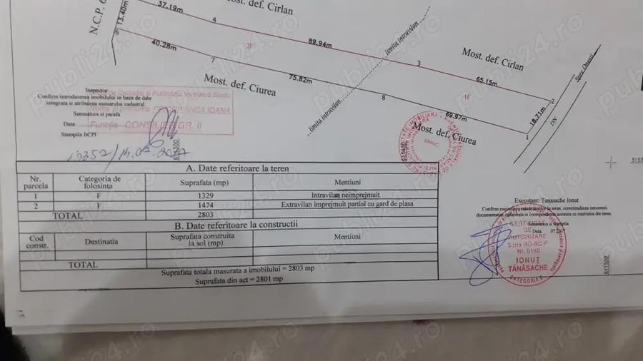Teren intravilan casa - 1