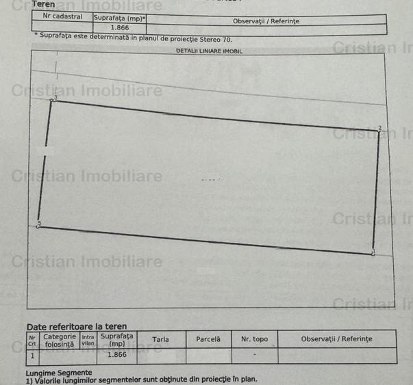 Teren intravilan de constructii Centura- 1866mp cu 26m deschidere la sosea - 4