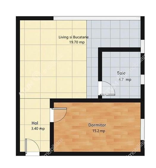 Apartament cu 2 camere etaj 1 la cheie in Sibiu zona Doamna Stanca - 12