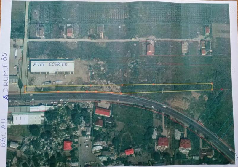 Inchiriere teren pentru reclame panouri sau parcare pe E85 Foc?ani - 1