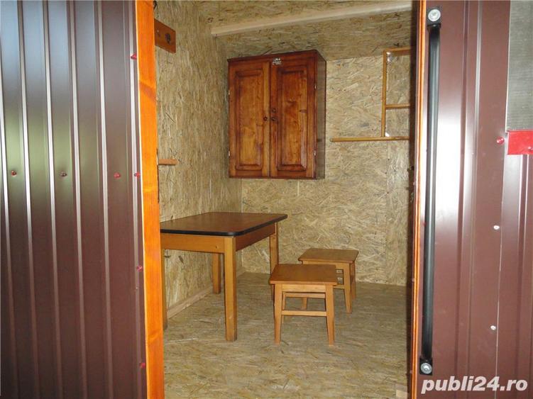 Casa pe roti, cabana pe roti, casuta tractabila, ghereta de poarta. - 5