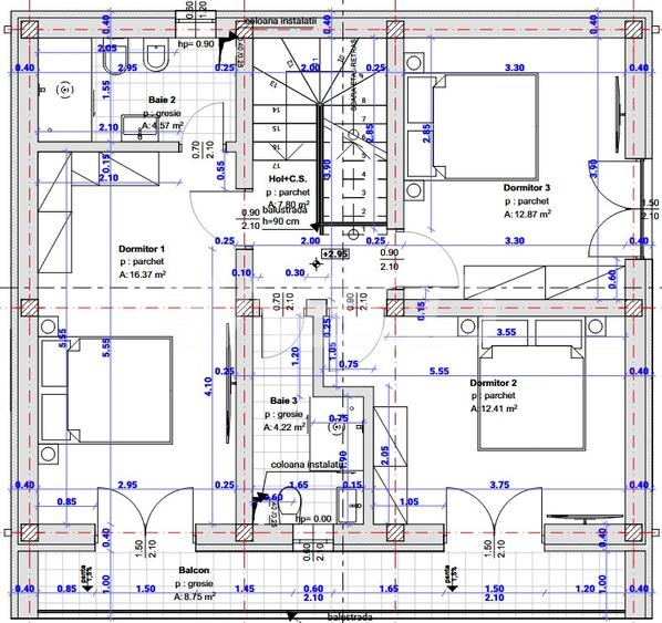Casa 4 camere si 3 bai de vanzare 117mp teren 254mp Turnisor Sibiu - 11