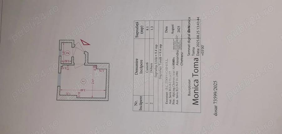 vand mini garsoniera zona armeneasca - 1