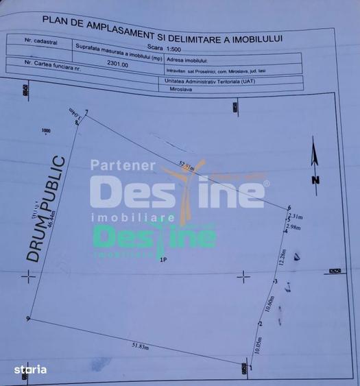 Proselnici - Miroslava, Parcela De Teren De 2.031 Mp - 1