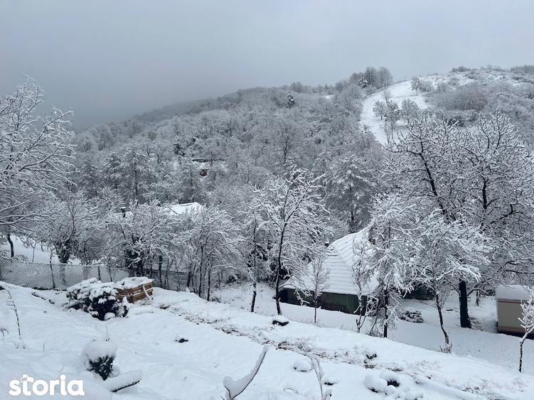 Casa, teren ?i casu?a mobila de vanzare, cu panorama deosebita - 14