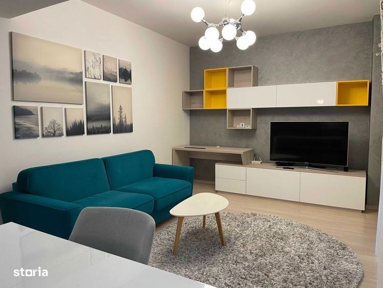 Apartament cu 2 camere, mobilat în Central