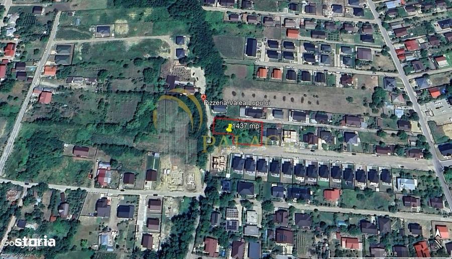 Teren intravilan 1.437 mp, Valea Lupului, zona rezidentiala - 2
