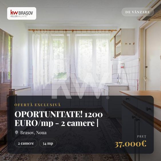 Apartament cu 2 camere decomandat, mobilat în Noua