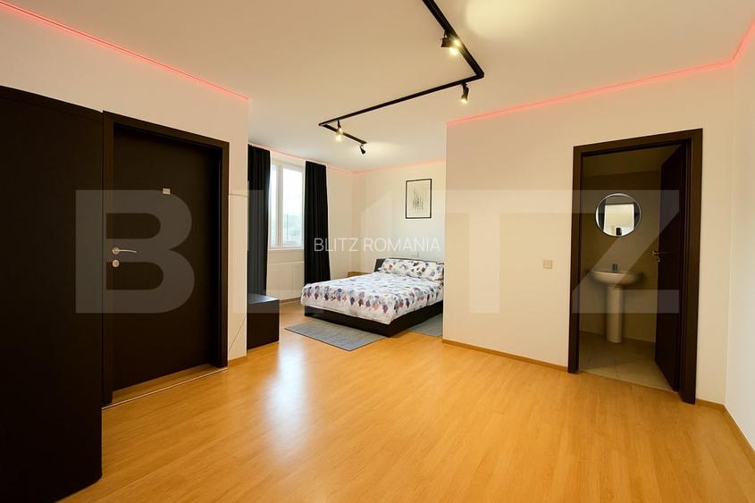 Apartament spatios de inchiriat - 3 camere, 2 bai, balcon - etaj 1, bloc nou