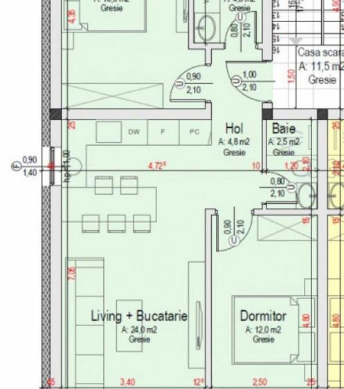 Apartament 4 camere 114mp cartier Davinci Cristian - 3