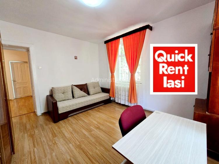 Ultracentral Zona Fundatie( Rapa Galbena) Apartament 2Camere Mobilat UMF/UAIC