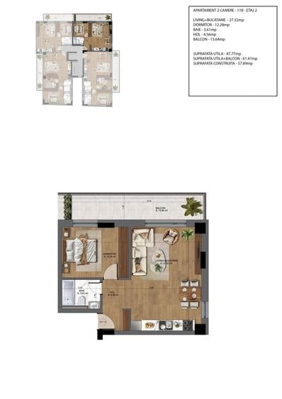 Apartament de 2 camere bloc boutique - langa Palatul Parlamentului - 8