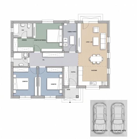 Casa 4 camere 117mp | 0 comision | Balotesti The 8 | 510 mp teren - 6