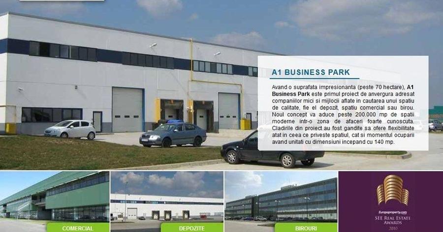 Teren proiectr logistic de vanzare A1 Km 13 Business Park - 2