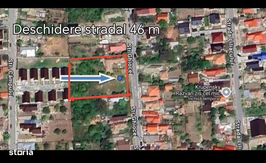 Teren investitie Lumina - 3000 mp, Deschidere 46 m, Toate utilitatile - 1