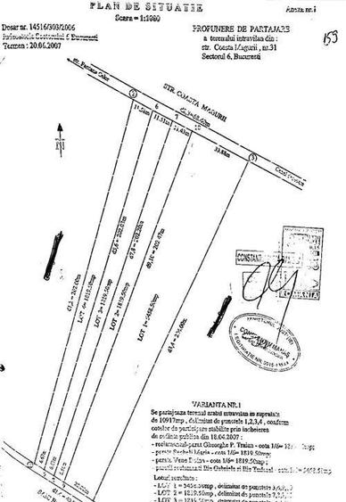 GIULESTI | Teren intravilan PUZ V3a2 3 loturi: 5500 + 180... - 7