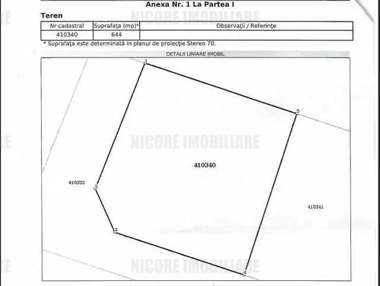  Teren - 644 mp - Chisoda - 2 fronturi stradale - utilitati - 55.000 euro  - 1