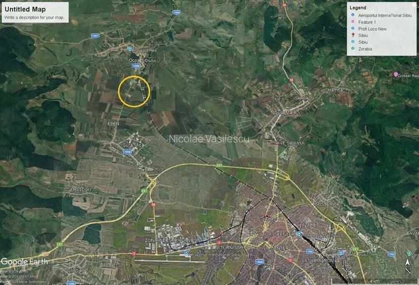 Teren industrial Sibiu cu acces rapid la Aeroport si Autostrada A1 Teren industrial Sibiu cu acces rapid la Aeroport si Autostrada A1