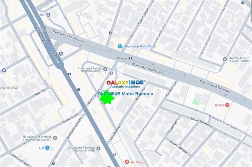 Teren zona M2, 360 mp, metrou 1 Mai, str. Clabucet - 2