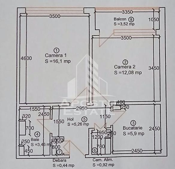 Apartament cu 3 camere,decomandat,mobilat si utilat, Spitalul Judetean - 7
