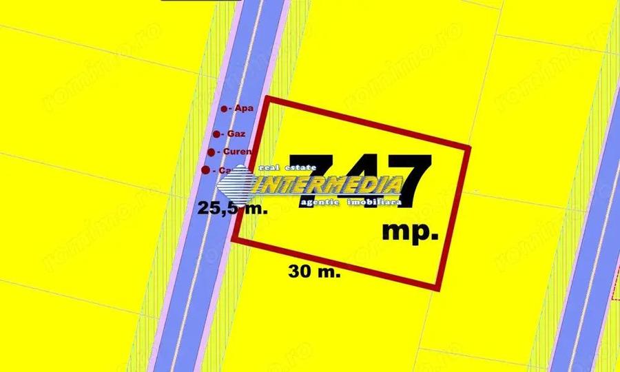 Teren intravila panoramic 747 mp Alba Iulia Zona CETATE vedere deosebita si panoramica - 2