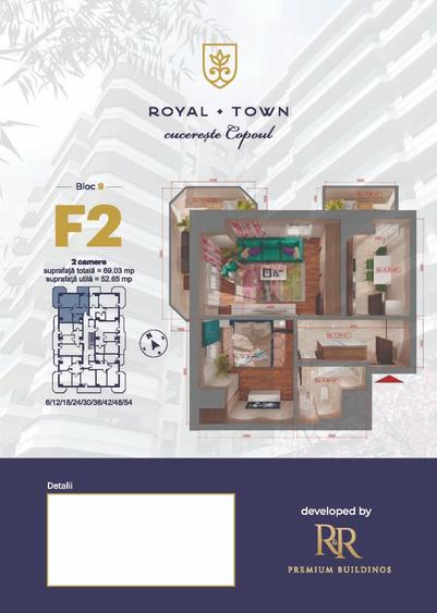 Apartament cu 2 camere decomandat de inchiriat- Zona Copou Royal Town - 5