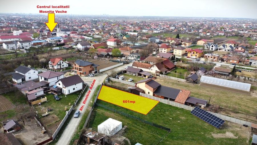 601mp - Teren Mosnita Veche - toate utilitatile - 63.000Euro - 1
