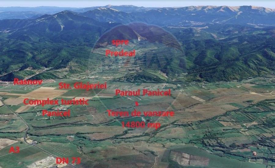 Teren Rasnov zona Glajerie-14800mp extravilan - 1