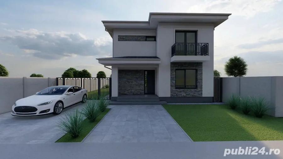 Casa Moderna P+1 , 4 dormitoare,3 bai , teren 420 mp- ViaCarmina - 2