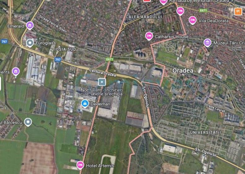 Gaminvest-Teren industrial,comert,servicii,zona Aeroport,Oradea V2637F - 1