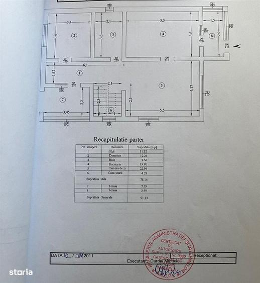 Casă cu 4 camere în Rusenii Noi