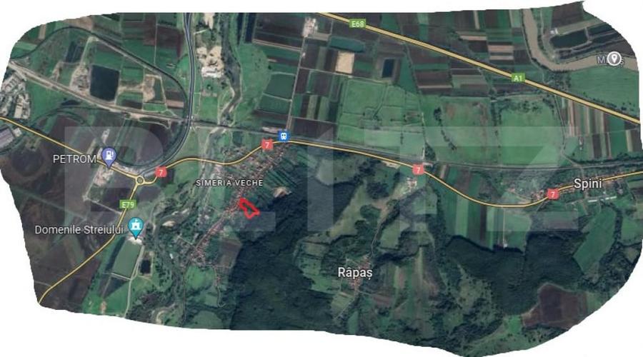 Teren intravilan de 3.317 mp, situat in Simeria Veche, idea - 1