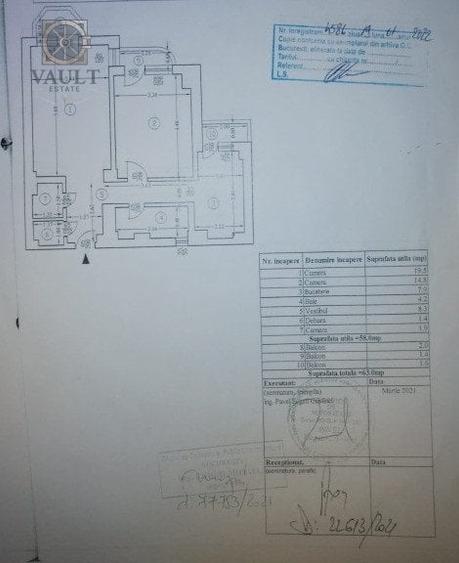 Apartament 2 camere -ETAJ 3 - BULEVARDUL UNIRII - 3