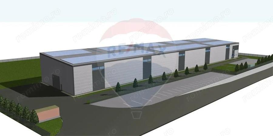 Teren intravilan 1.7 Ha, proiect hala industriala - Mosna DN141 - 8