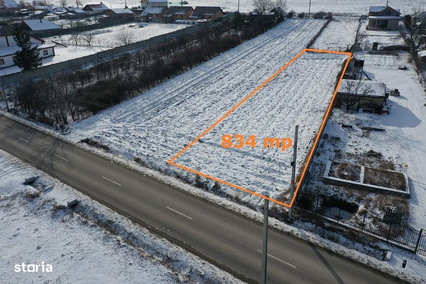 Teren 834 mp Sarata Dealul Nou stradal Itravilan Negociabil - 7